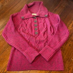 DKNY Jeans women’s pink and gray sweater Size M